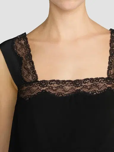 Frame Women's The Chandelier Lace-Trimmed Silk Cami Top | Thumbnail 5 Frame Women's The Chandelier Lace-Trimmed Silk Cami Top | Thumbnail 5