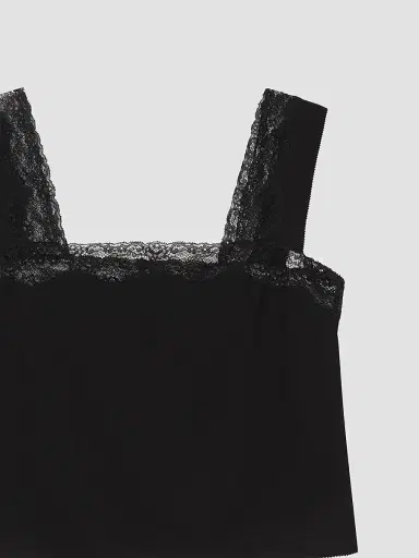 Frame Women's The Chandelier Lace-Trimmed Silk Cami Top | Thumbnail 6 Frame Women's The Chandelier Lace-Trimmed Silk Cami Top | Thumbnail 6