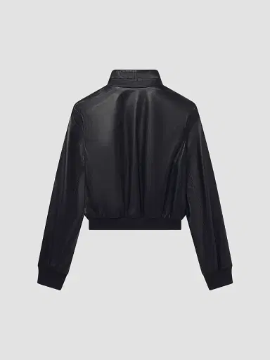 Frame Women's Ace Leather Jacket | Thumbnail 9 Frame Women's Ace Leather Jacket | Thumbnail 9