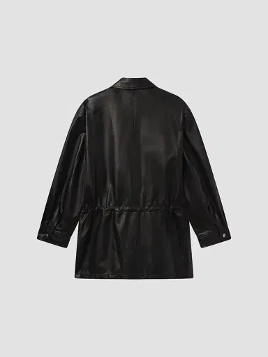 Frame Women's The Paper Leather Safari Jacket | Thumbnail 8 Frame Women's The Paper Leather Safari Jacket | Thumbnail 8