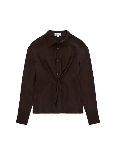 AG Jeans Women's Bel Ruched Silk-Blend Blouse | Thumbnail 1 AG Jeans Women's Bel Ruched Silk-Blend Blouse | Thumbnail 1