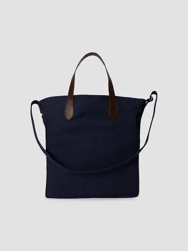 Polo Ralph Lauren Men's Polo Bear Cotton Canvas & Leather Tote | Thumbnail 5 Polo Ralph Lauren Men's Polo Bear Cotton Canvas & Leather Tote | Thumbnail 5