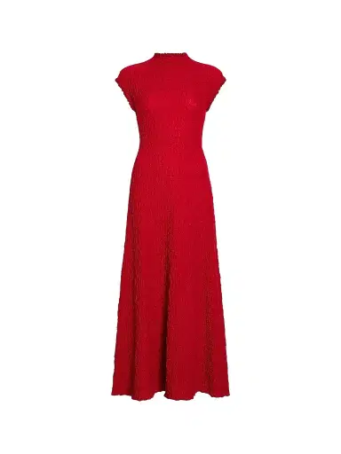 Proenza Schouler White Label Women's Cleo Stretch Jersey Jacquard A-Line Midi Dress | Thumbnail 1 Proenza Schouler White Label Women's Cleo Stretch Jersey Jacquard A-Line Midi Dress | Thumbnail 1