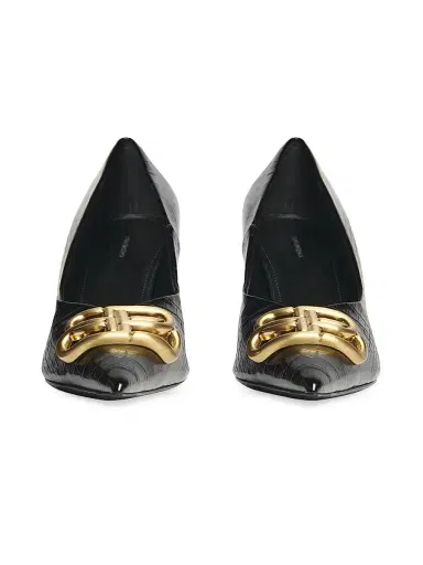 Balenciaga Women's Square Knife BB 80mm Pumps | Thumbnail 3 Balenciaga Women's Square Knife BB 80mm Pumps | Thumbnail 3