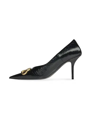 Balenciaga Women's Square Knife BB 80mm Pumps | Thumbnail 4 Balenciaga Women's Square Knife BB 80mm Pumps | Thumbnail 4