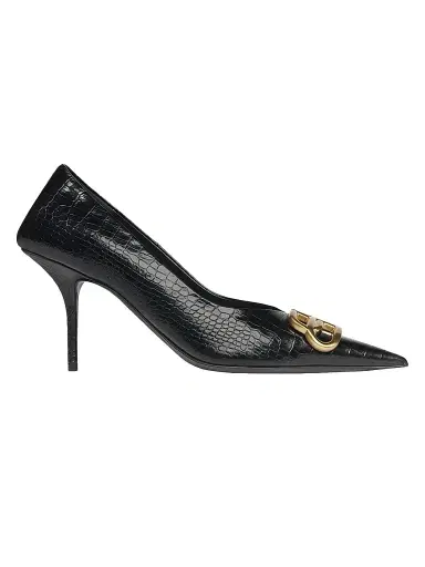 Balenciaga Women's Square Knife BB 80mm Pumps | Thumbnail 1 Balenciaga Women's Square Knife BB 80mm Pumps | Thumbnail 1