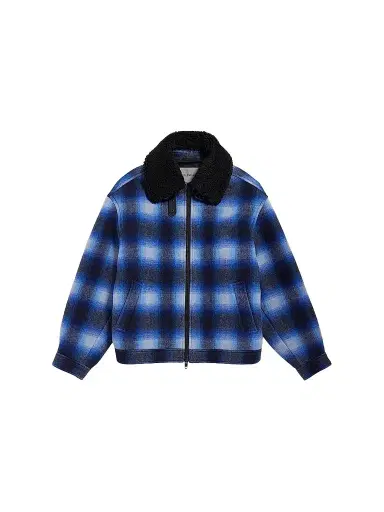 Balenciaga Men's Flannel Bomber Jacket | Thumbnail 1 Balenciaga Men's Flannel Bomber Jacket | Thumbnail 1