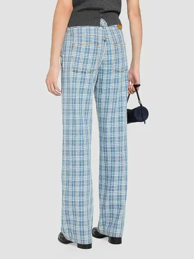 Burberry Women's Drusilla Check Straight Pants | Thumbnail 3 Burberry Women's Drusilla Check Straight Pants | Thumbnail 3