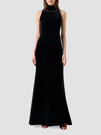 Akris Women's Velvet Halterneck Gown | Thumbnail 2 Akris Women's Velvet Halterneck Gown | Thumbnail 2