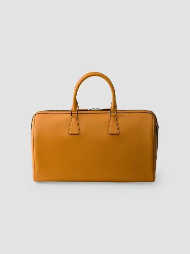 Prada Men's Saffiano Leather Travel Duffle Bag | Thumbnail 5 Prada Men's Saffiano Leather Travel Duffle Bag | Thumbnail 5