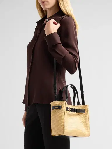 Tom Ford Women's Audrey Small Raffia Tote Bag | Thumbnail 2 Tom Ford Women's Audrey Small Raffia Tote Bag | Thumbnail 2
