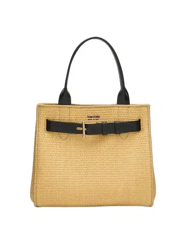 Tom Ford Women's Audrey Small Raffia Tote Bag | Thumbnail 1 Tom Ford Women's Audrey Small Raffia Tote Bag | Thumbnail 1