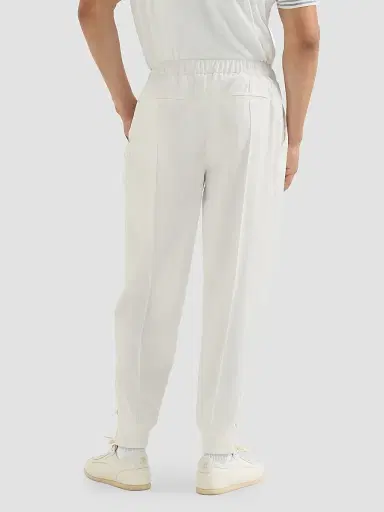 Brunello Cucinelli Men's Nylon Trousers with Tabbed Waistband, Crête Detail | Thumbnail 4 Brunello Cucinelli Men's Nylon Trousers with Tabbed Waistband, Crête Detail | Thumbnail 4
