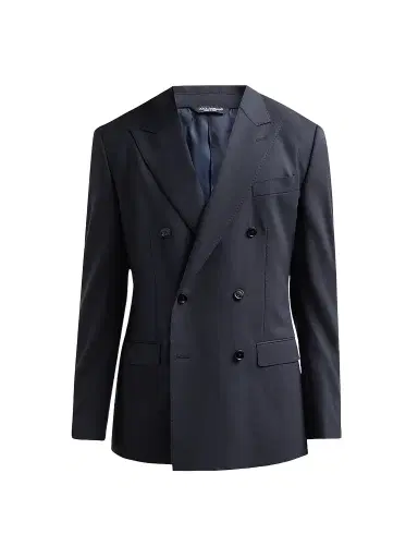 Dolce & Gabbana Men's Stretch-Virgin Wool Double-Breasted Jacket | Thumbnail 1 Dolce & Gabbana Men's Stretch-Virgin Wool Double-Breasted Jacket | Thumbnail 1