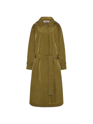 Another Tomorrow Women's Nylon Trench Coat | Thumbnail 1 Another Tomorrow Women's Nylon Trench Coat | Thumbnail 1