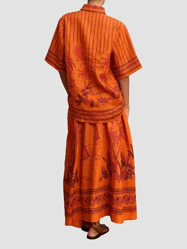 ALÉMAIS Women's Boathouse Maxi Skirt | Thumbnail 3 ALÉMAIS Women's Boathouse Maxi Skirt | Thumbnail 3
