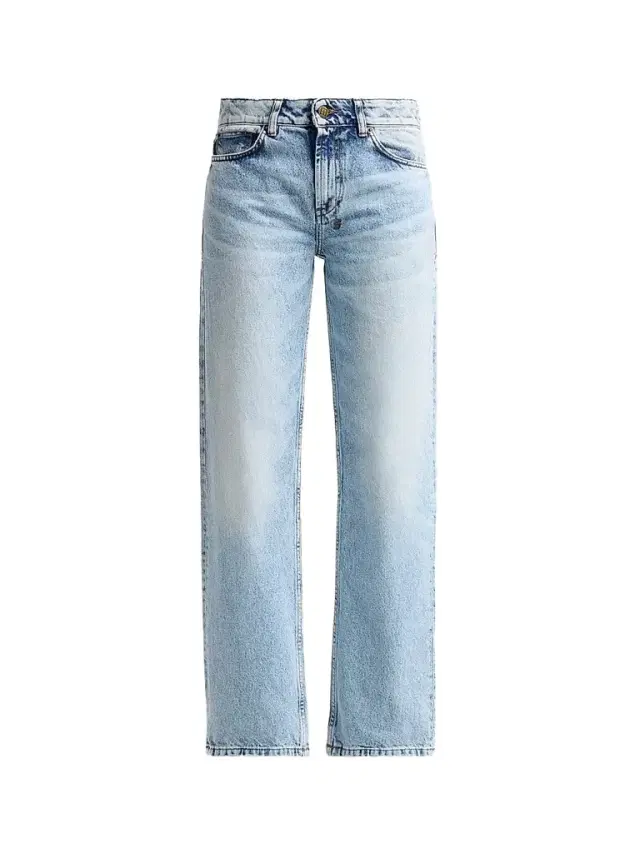Women's Pinup Denim Mid-Rise Straight-Leg Jeans Women's Pinup Denim Mid-Rise Straight-Leg Jeans