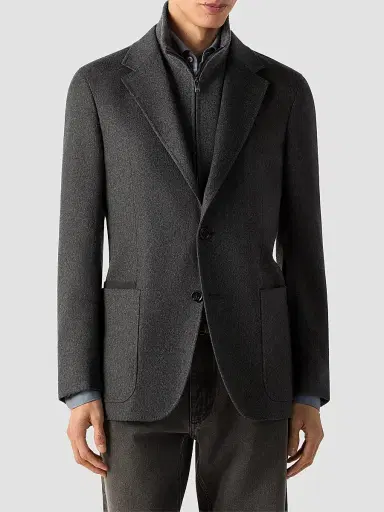Zegna Men's Oasi Cashmere Jacket | Thumbnail 2 Zegna Men's Oasi Cashmere Jacket | Thumbnail 2
