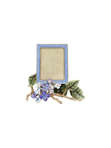 Jay Strongwater Hydrangea 3" x 4" Colbie Frame | Thumbnail 1 Jay Strongwater Hydrangea 3" x 4" Colbie Frame | Thumbnail 1