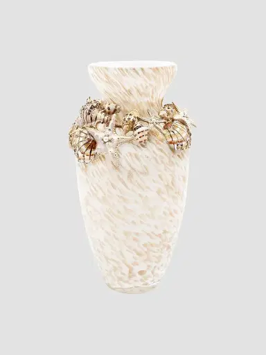 Jay Strongwater Coastal Nerina Tropical Shell Vase | Thumbnail 2 Jay Strongwater Coastal Nerina Tropical Shell Vase | Thumbnail 2
