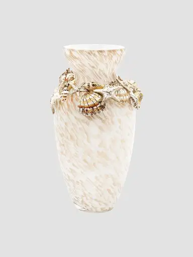 Jay Strongwater Coastal Nerina Tropical Shell Vase | Thumbnail 3 Jay Strongwater Coastal Nerina Tropical Shell Vase | Thumbnail 3