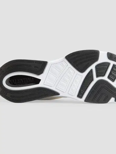 Valentino Garavani Men's Demivee Sneakers in Mesh Fabric with Suede Inserts | Thumbnail 5 Valentino Garavani Men's Demivee Sneakers in Mesh Fabric with Suede Inserts | Thumbnail 5