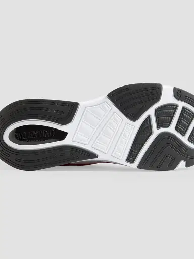 Valentino Garavani Men's Demivee Sneakers in Mesh Fabric with Suede Inserts | Thumbnail 5 Valentino Garavani Men's Demivee Sneakers in Mesh Fabric with Suede Inserts | Thumbnail 5