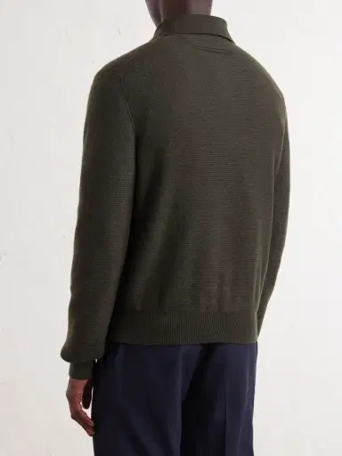 Zegna Oasi Cashmere Polo Shirt - Men | Thumbnail 4 Zegna Oasi Cashmere Polo Shirt - Men | Thumbnail 4
