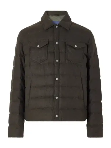 HERNO Quilted Flannel Down Jacket - Men | Thumbnail 1 HERNO Quilted Flannel Down Jacket - Men | Thumbnail 1
