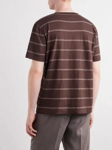 Frescobol Carioca Dinis Striped Cotton-Jersey T-Shirt - Men | Thumbnail 4 Frescobol Carioca Dinis Striped Cotton-Jersey T-Shirt - Men | Thumbnail 4