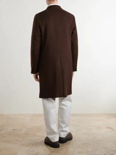 Canali Wool and Cashmere-Blend Coat - Men | Thumbnail 4 Canali Wool and Cashmere-Blend Coat - Men | Thumbnail 4