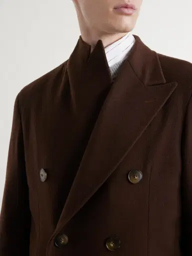 Canali Wool and Cashmere-Blend Coat - Men | Thumbnail 5 Canali Wool and Cashmere-Blend Coat - Men | Thumbnail 5