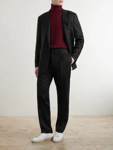 Canali Kei Double-Breasted Wool Blazer - Men | Thumbnail 2 Canali Kei Double-Breasted Wool Blazer - Men | Thumbnail 2