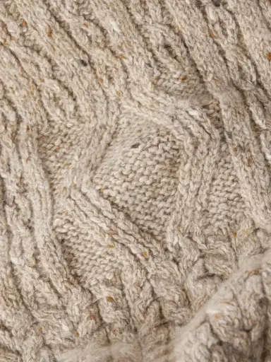 Inis Meáin Cable-Knit Donegal Merino Wool and Cashmere-Blend Scarf - Men | Thumbnail 4 Inis Meáin Cable-Knit Donegal Merino Wool and Cashmere-Blend Scarf - Men | Thumbnail 4