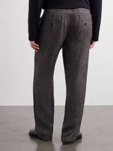 James Perse Straight-Leg Linen Suit Trousers - Men | Thumbnail 4 James Perse Straight-Leg Linen Suit Trousers - Men | Thumbnail 4