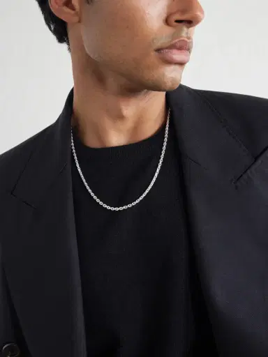 Mikia Sterling Silver and Emerald Necklace - Men | Thumbnail 2 Mikia Sterling Silver and Emerald Necklace - Men | Thumbnail 2