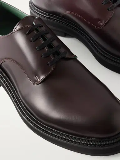 Vinny's Officer Polished-Leather Derby Shoes - Men | Thumbnail 5 Vinny's Officer Polished-Leather Derby Shoes - Men | Thumbnail 5