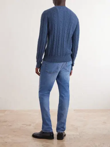 Zegna Oasi Knitted Cashmere Sweater - Men | Thumbnail 4 Zegna Oasi Knitted Cashmere Sweater - Men | Thumbnail 4