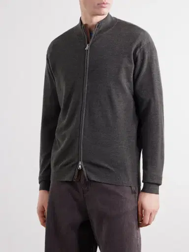 Peter Millar Excursionist Merino Wool-Blend Zip-Up Cardigan - Men | Thumbnail 3 Peter Millar Excursionist Merino Wool-Blend Zip-Up Cardigan - Men | Thumbnail 3