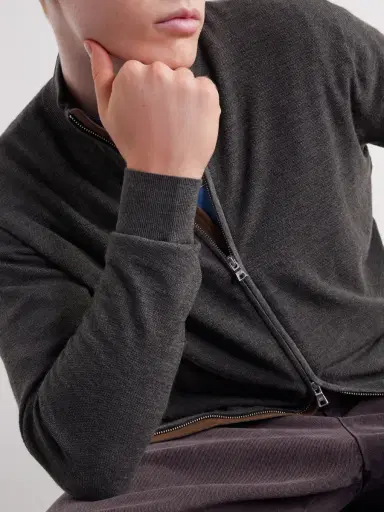 Peter Millar Excursionist Merino Wool-Blend Zip-Up Cardigan - Men | Thumbnail 5 Peter Millar Excursionist Merino Wool-Blend Zip-Up Cardigan - Men | Thumbnail 5