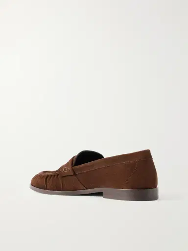 Vinny's Louee Gathered Suede Loafers - Men | Thumbnail 4 Vinny's Louee Gathered Suede Loafers - Men | Thumbnail 4