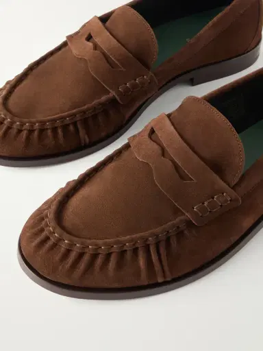Vinny's Louee Gathered Suede Loafers - Men | Thumbnail 5 Vinny's Louee Gathered Suede Loafers - Men | Thumbnail 5