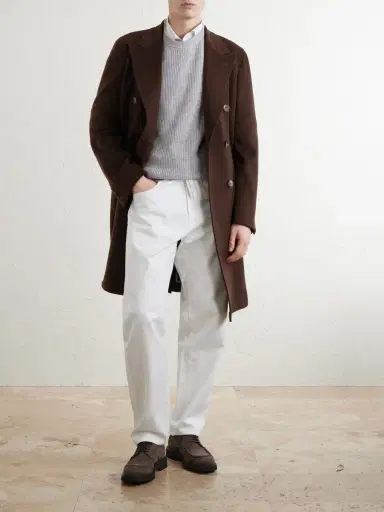 Canali Straight-Leg Cotton-Twill Trousers - Men | Thumbnail 2 Canali Straight-Leg Cotton-Twill Trousers - Men | Thumbnail 2