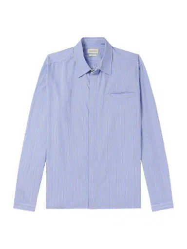 Oliver Spencer Mulvey Striped Cotton Shirt - Men | Thumbnail 1 Oliver Spencer Mulvey Striped Cotton Shirt - Men | Thumbnail 1