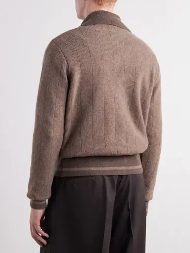 Oliver Spencer Britten Ribbed Merino Wool Cardigan - Men | Thumbnail 4 Oliver Spencer Britten Ribbed Merino Wool Cardigan - Men | Thumbnail 4