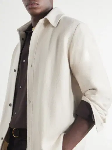 MR P. Herringbone Cashmere Overshirt - Men | Thumbnail 5 MR P. Herringbone Cashmere Overshirt - Men | Thumbnail 5