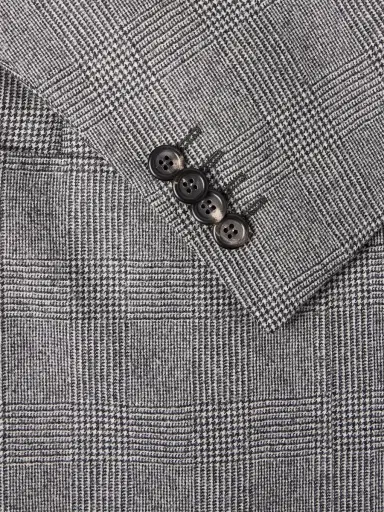 Canali Prince of Wales Wool Blazer - Men | Thumbnail 6 Canali Prince of Wales Wool Blazer - Men | Thumbnail 6
