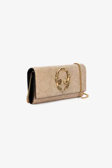 Roberto Cavalli Serpentine Leather Wallet With Chain | Thumbnail 3 Roberto Cavalli Serpentine Leather Wallet With Chain | Thumbnail 3