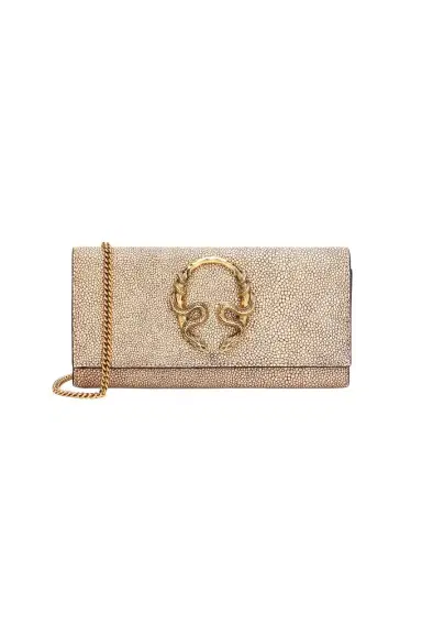 Roberto Cavalli Serpentine Leather Wallet With Chain | Thumbnail 1 Roberto Cavalli Serpentine Leather Wallet With Chain | Thumbnail 1