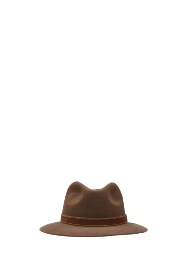 BORSALINO Men's Alessandria Leather-Band Wool Fedora Hat | Thumbnail 1 BORSALINO Men's Alessandria Leather-Band Wool Fedora Hat | Thumbnail 1